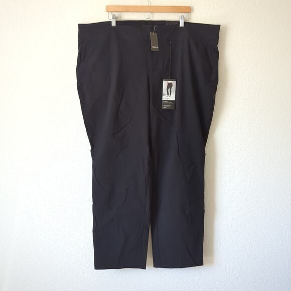 NWT Studio by Torrid Pants Womens 26 Straight Black Deluxe Stretch Trouser - Picture 5 of 7